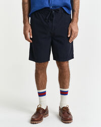 Regular fit seersucker-shorts