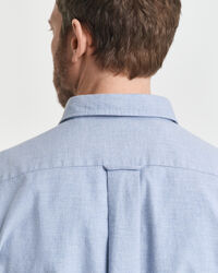 Regular fit melange flannelskjorte