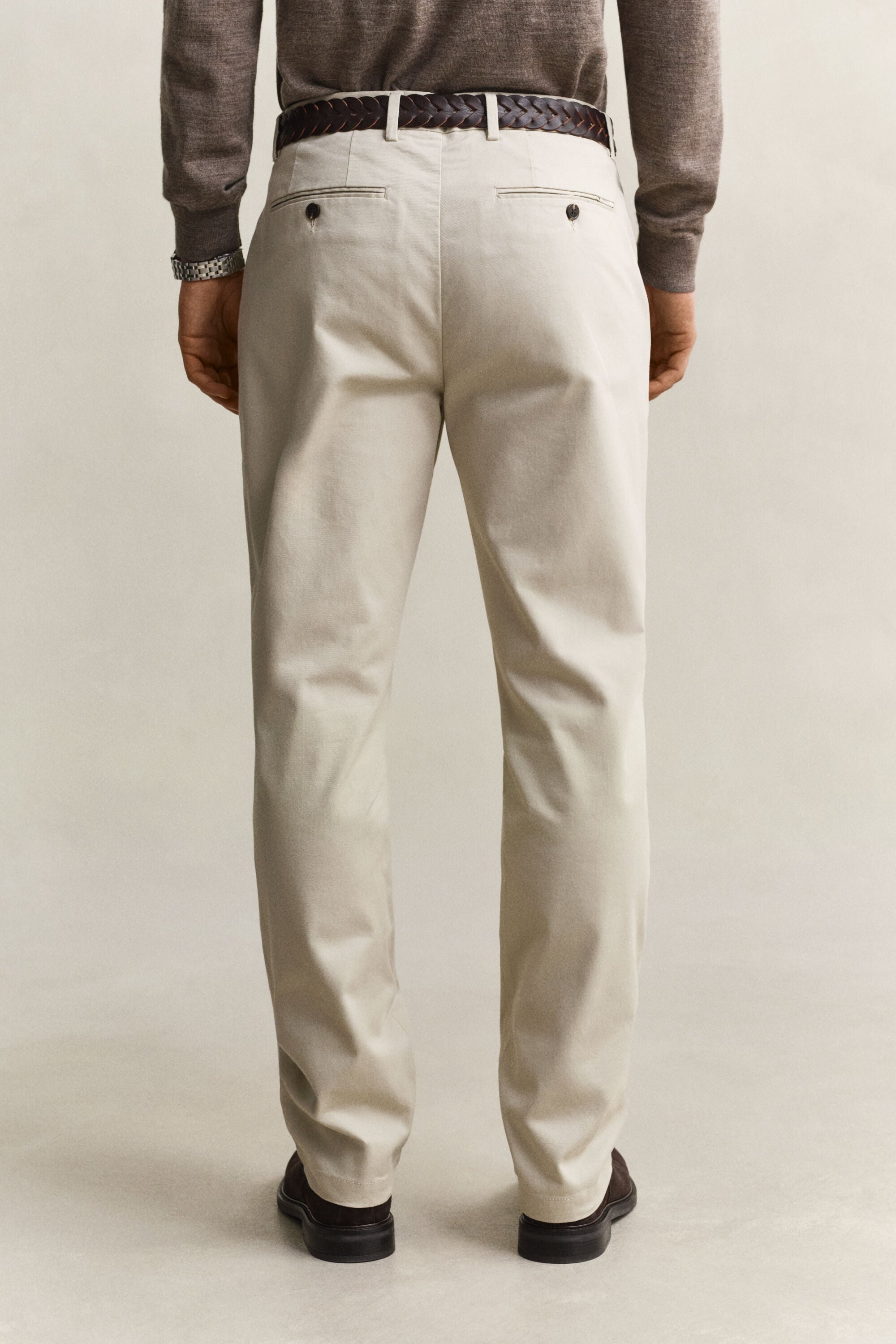 Regular fit smarte chinobukser