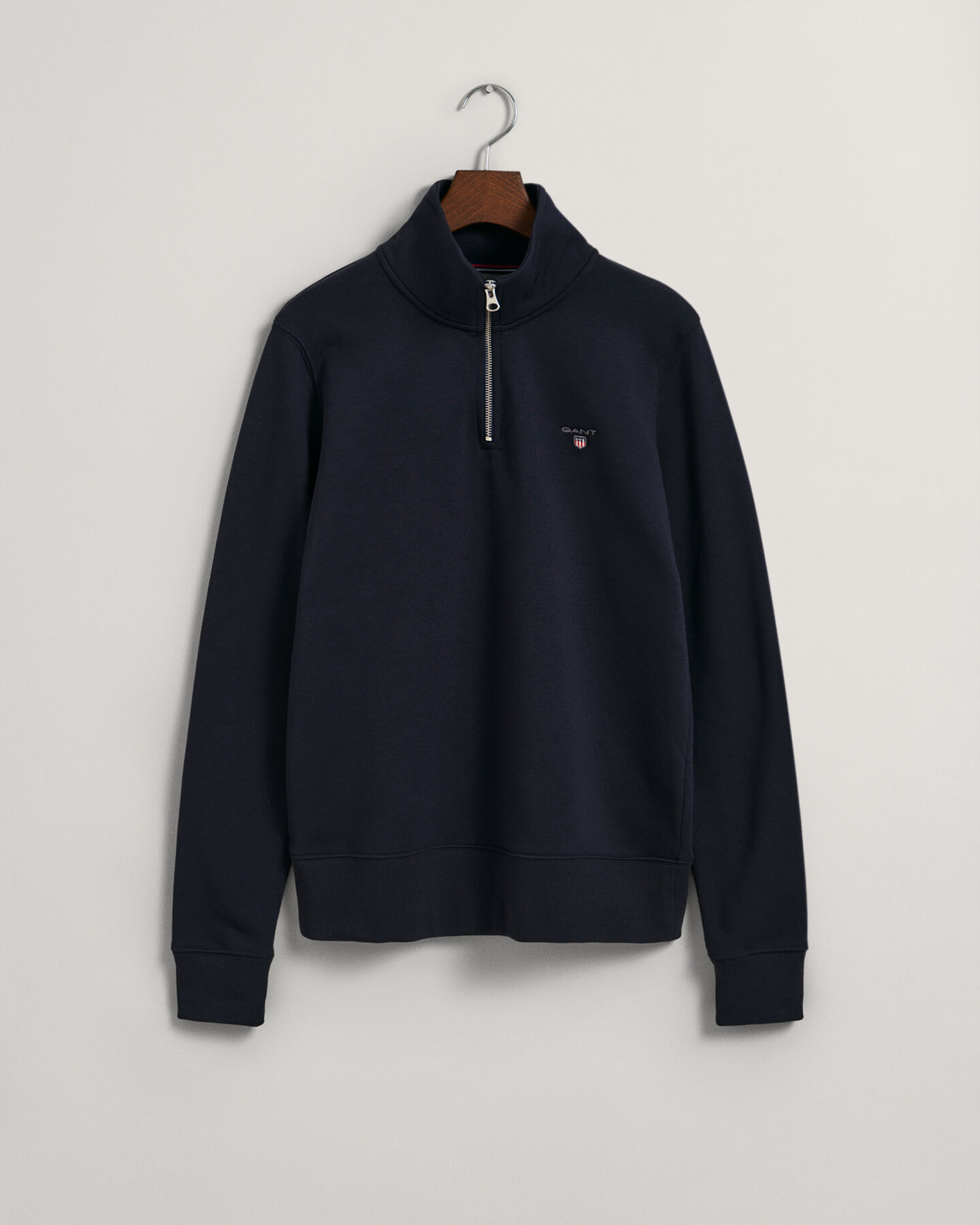 Original sweatshirt med halv lynlås