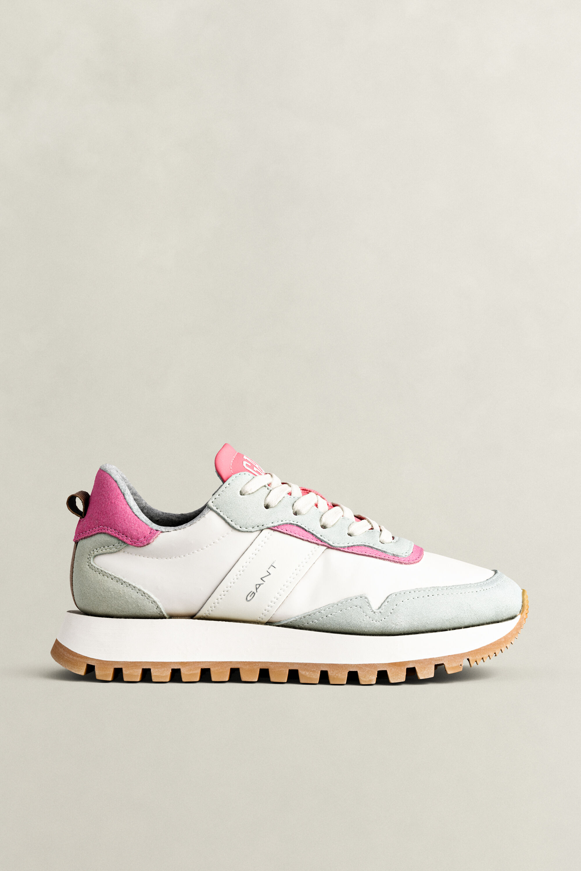 Caffay sneakers af ruskind og nylon