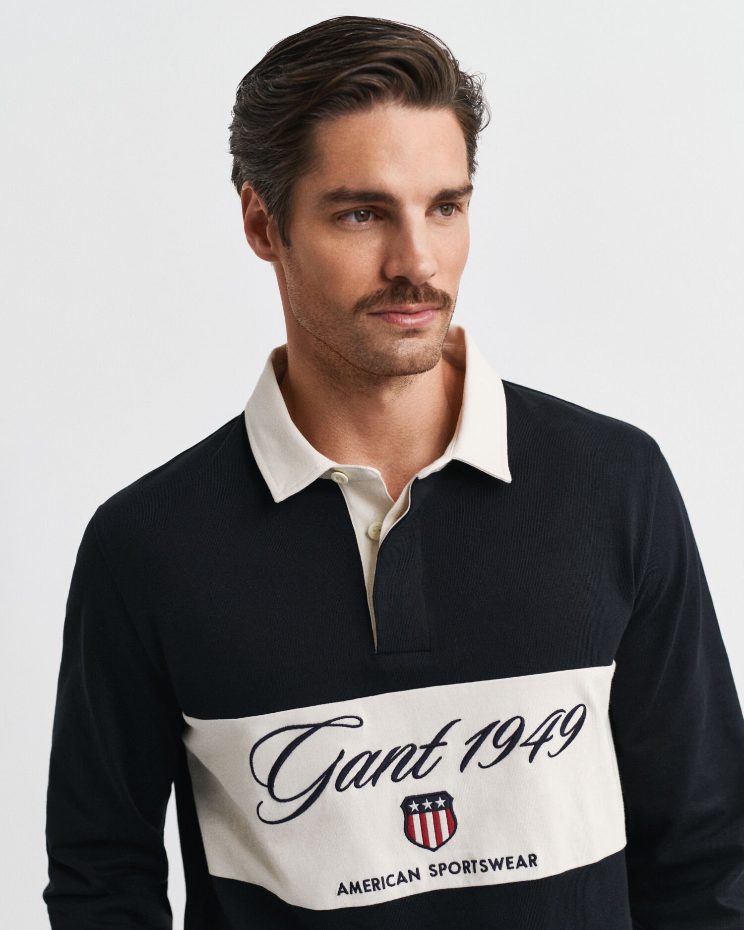 Heavy Rugger med farveblokke