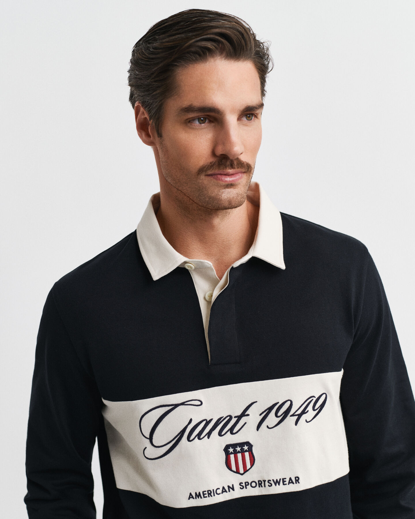 Heavy Rugger med farveblokke