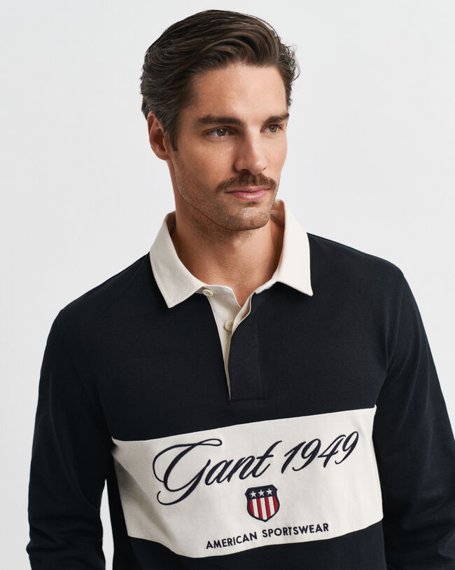 Heavy Rugger med farveblokke