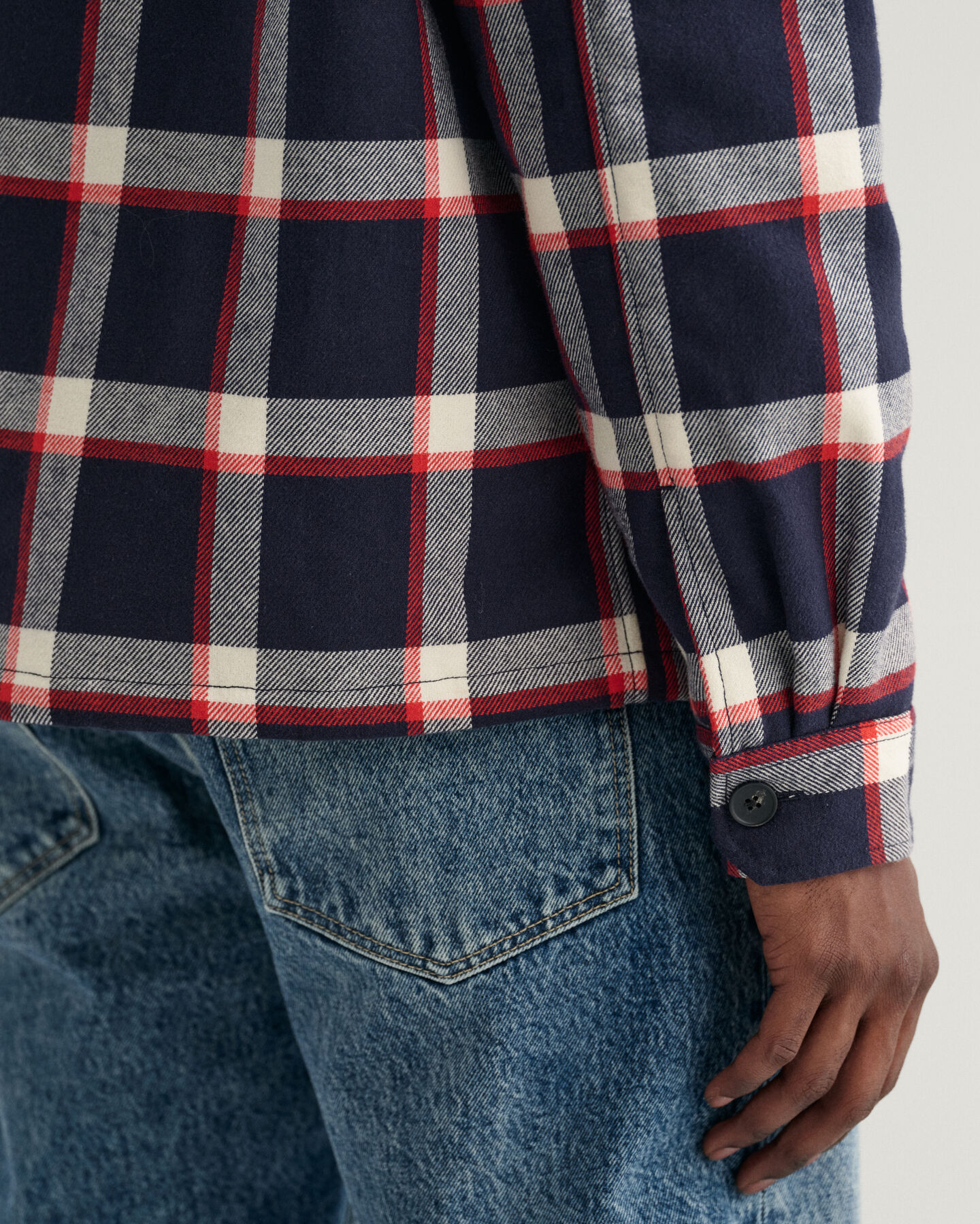 Ternet overskjorte af flannel