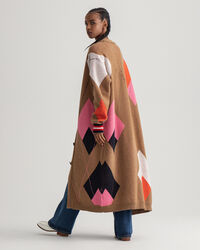 Lang argyle cardigan