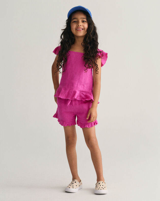 Girls fl&aelig;sede h&oslash;rshorts