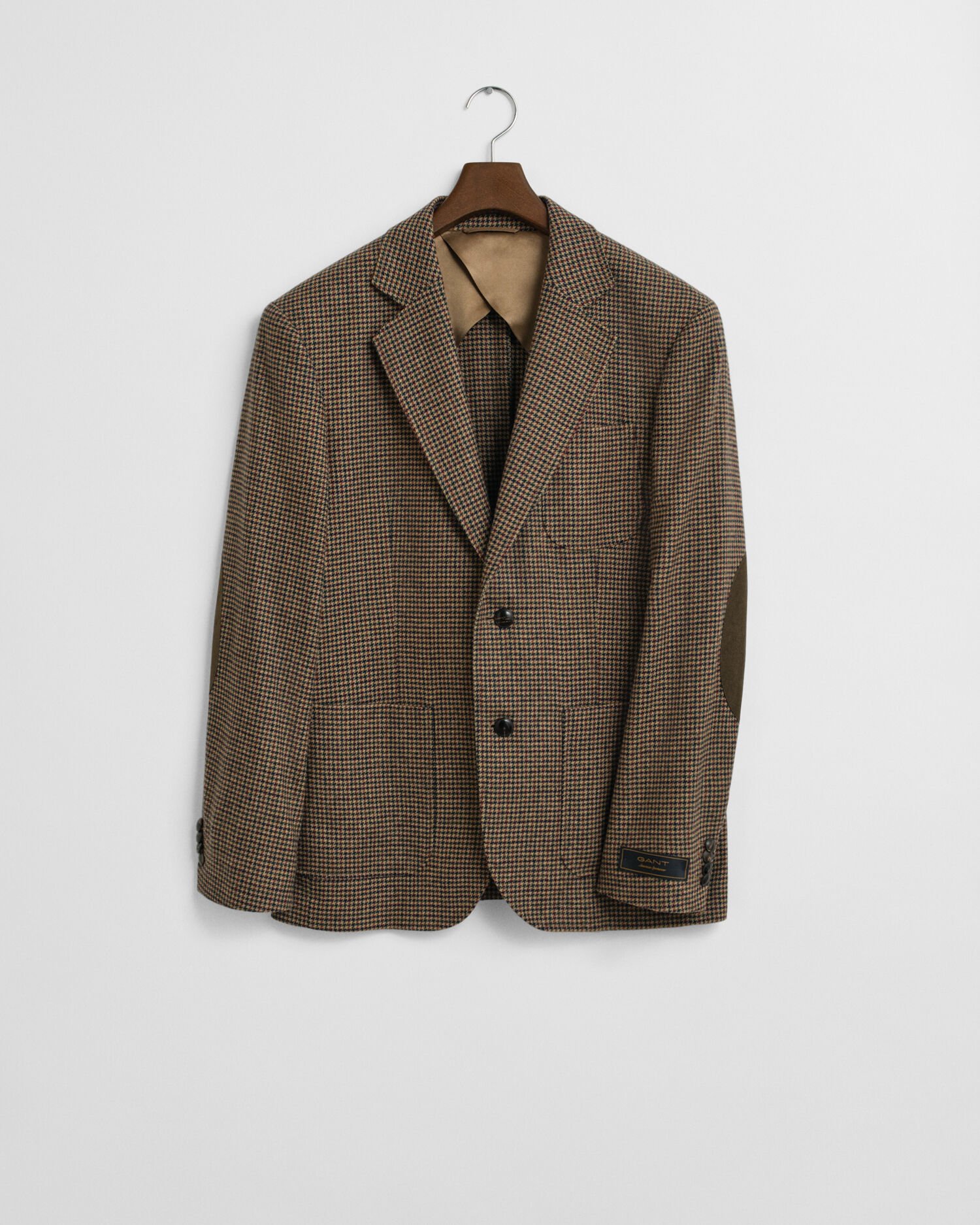 Slim fit houndstooth-ternet blazer