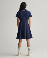 Teen Girls piqu&eacute; Rugger-kjole