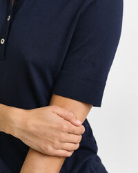 Sømløs poloskjorte