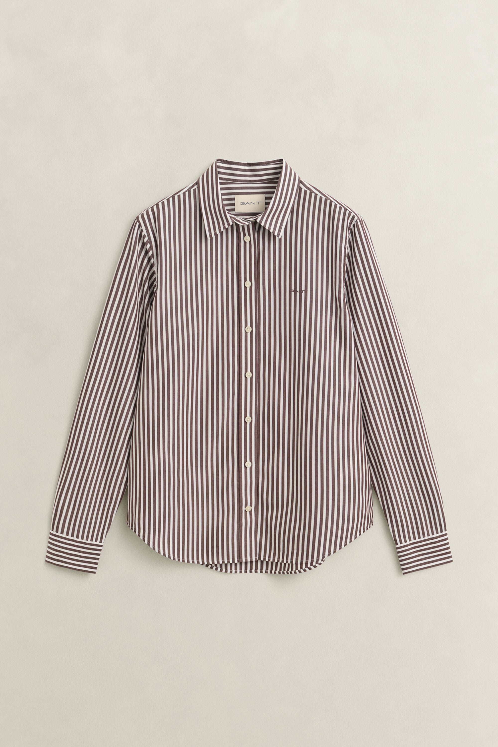 Classic Regular poplin skjorte med striber