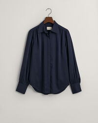 Regular fit satinskjorte