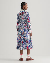 Tiger Flower plisseret kjole