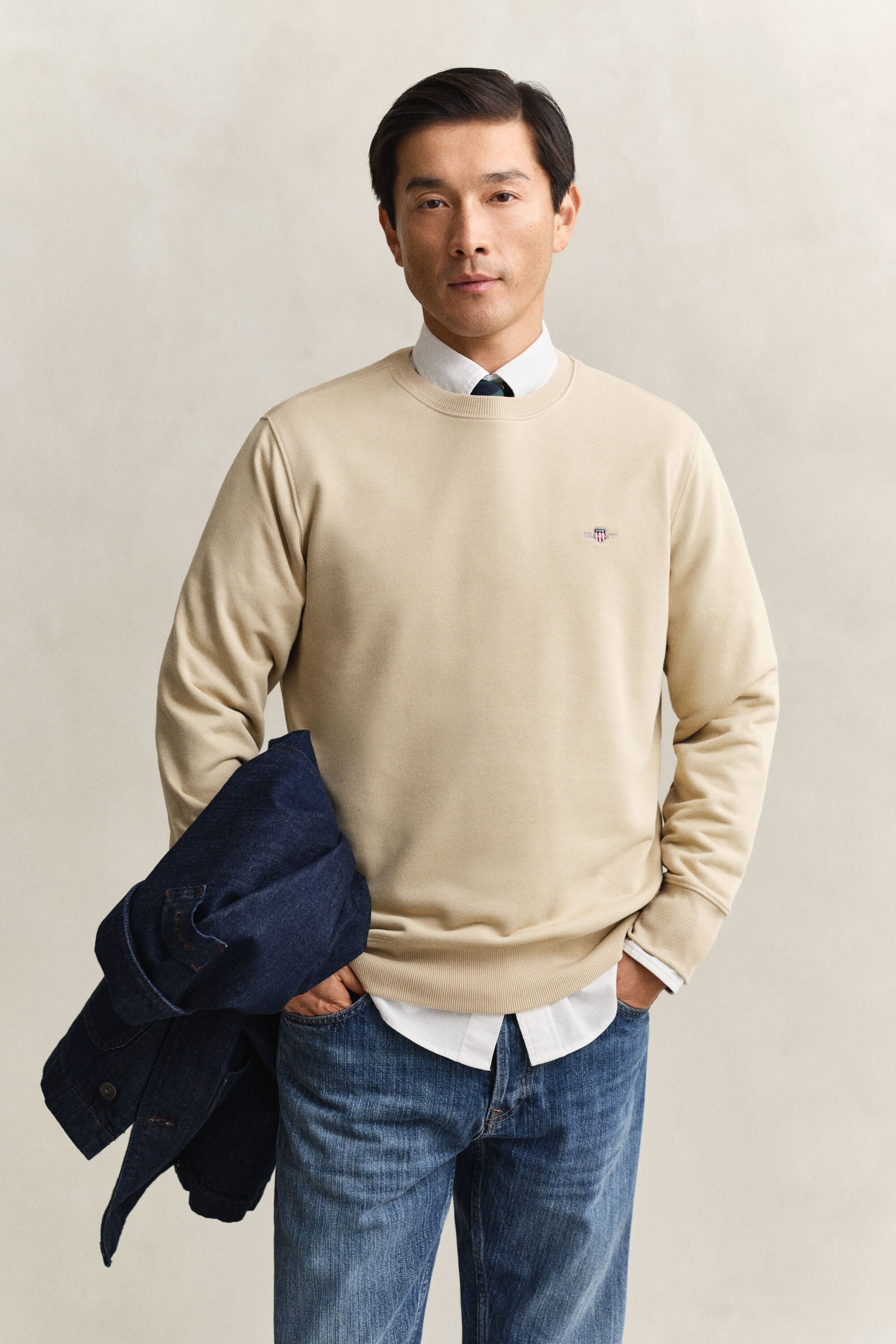 Shield sweatshirt med crewneck