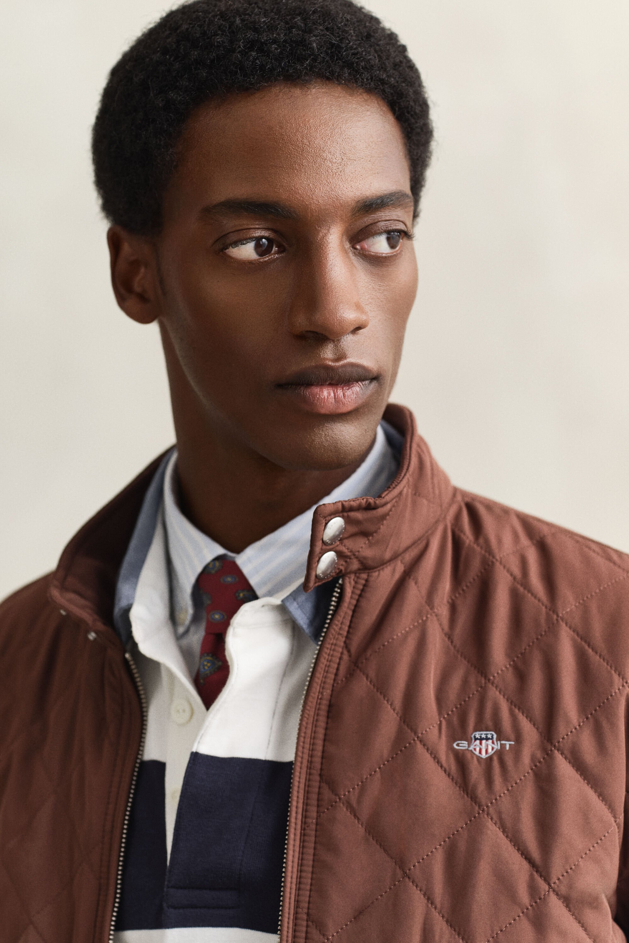 Quiltet Windcheater jakke