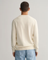 Crewneck sweater i supimabomuld