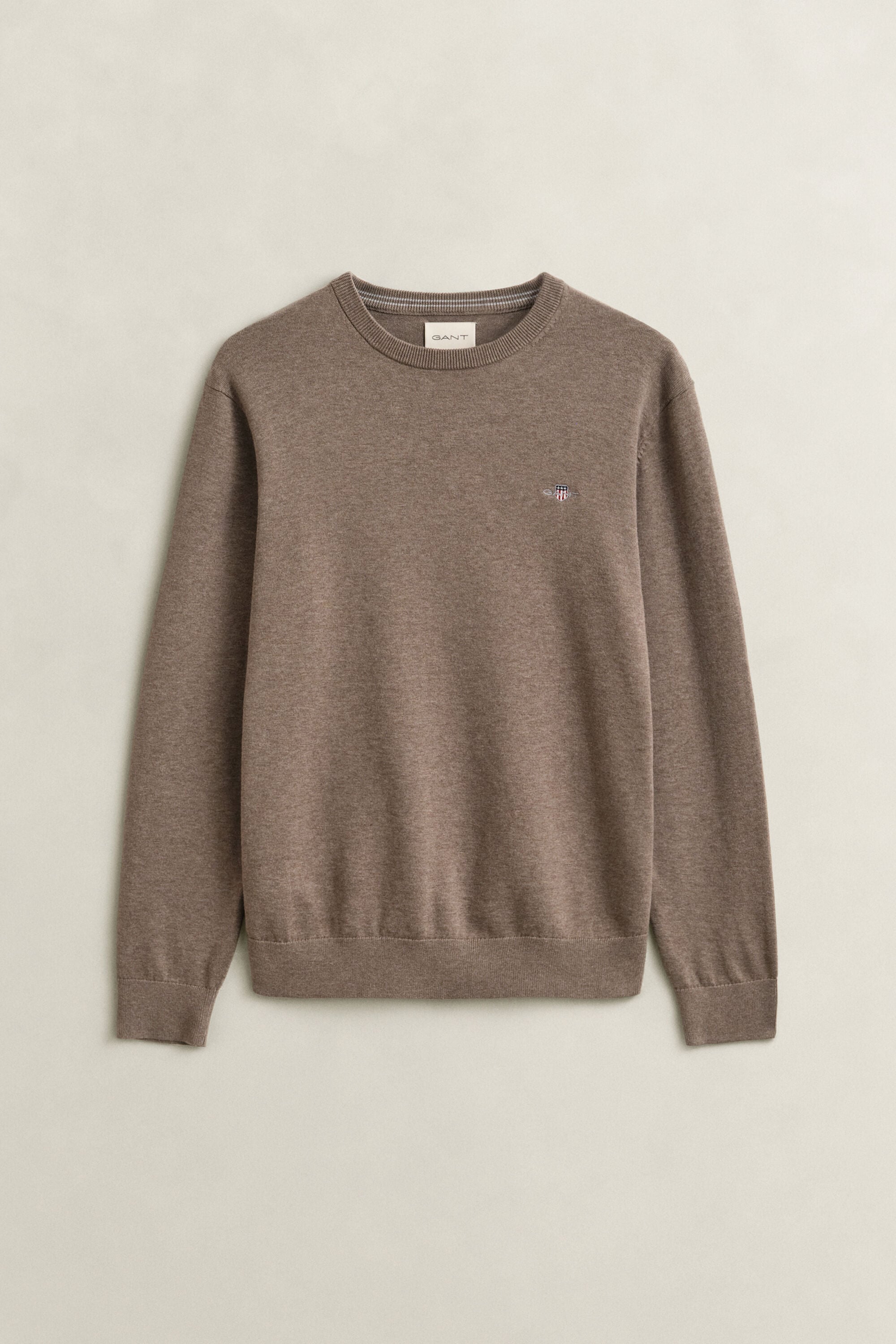 Klassiske crewneck sweater i bomuld