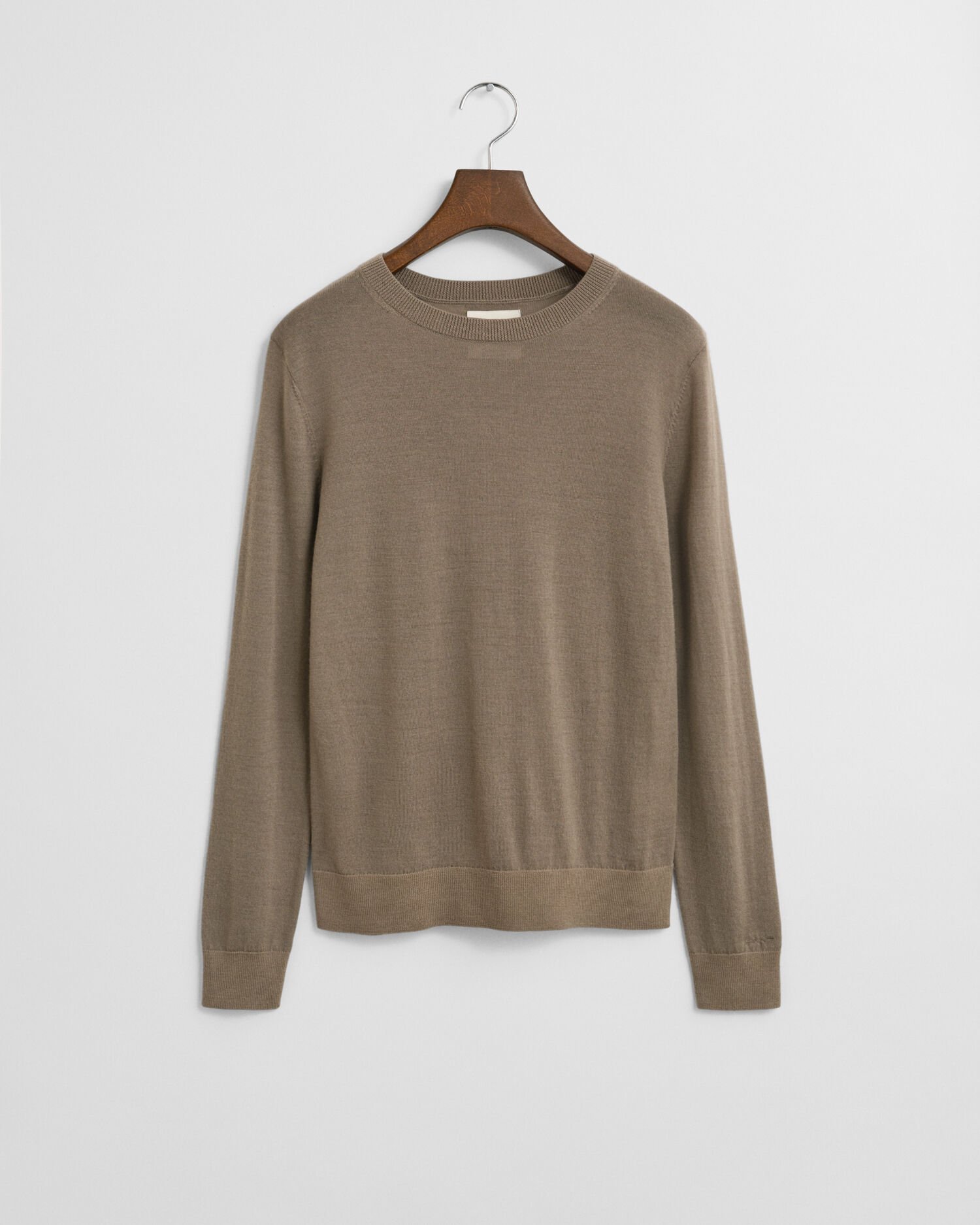 Crewneck sweater af ekstra fin merinould