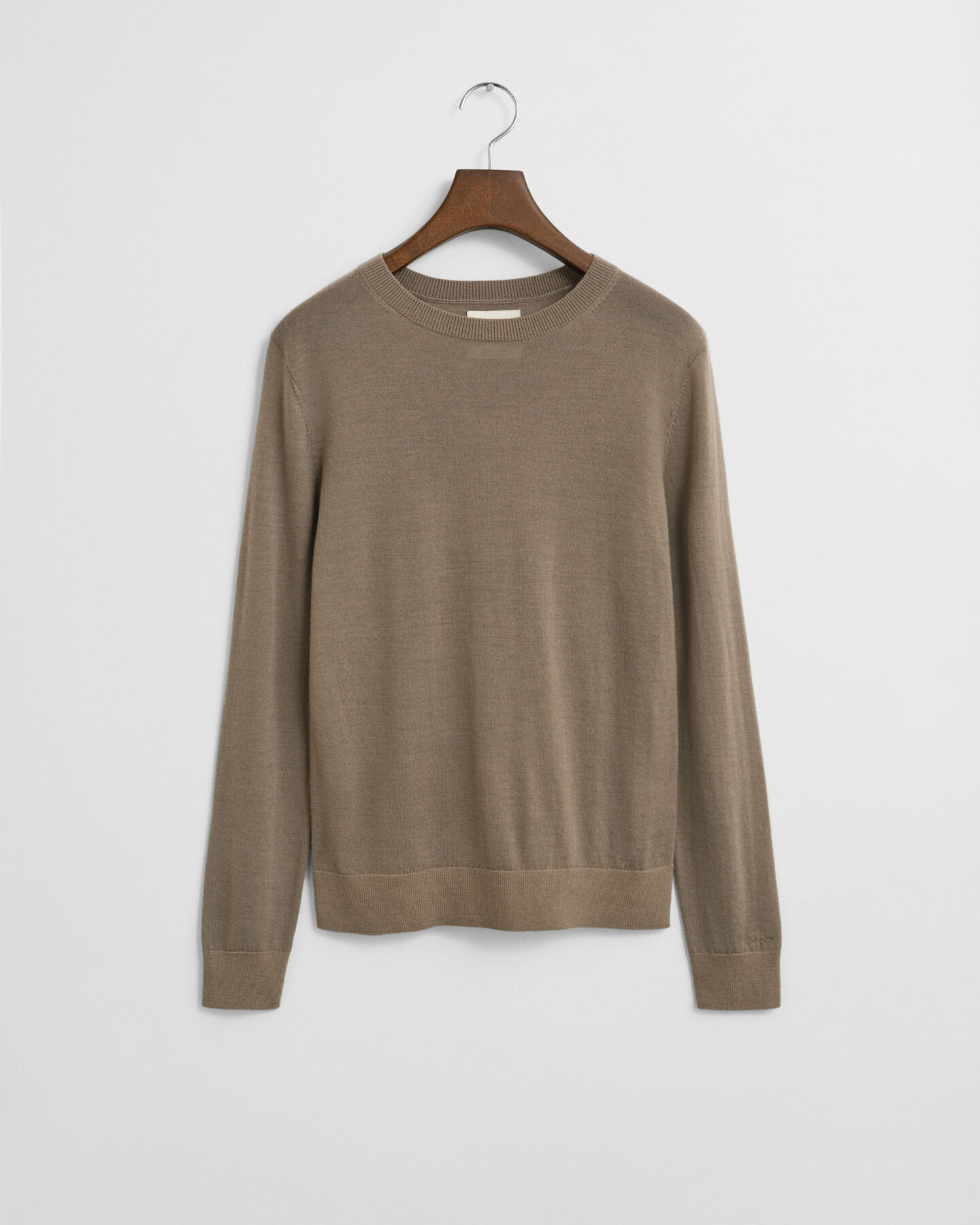 Crewneck sweater af ekstra fin merinould