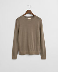 Crewneck sweater af ekstra fin merinould