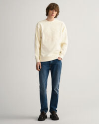 Monogram sweatshirt med crewneck