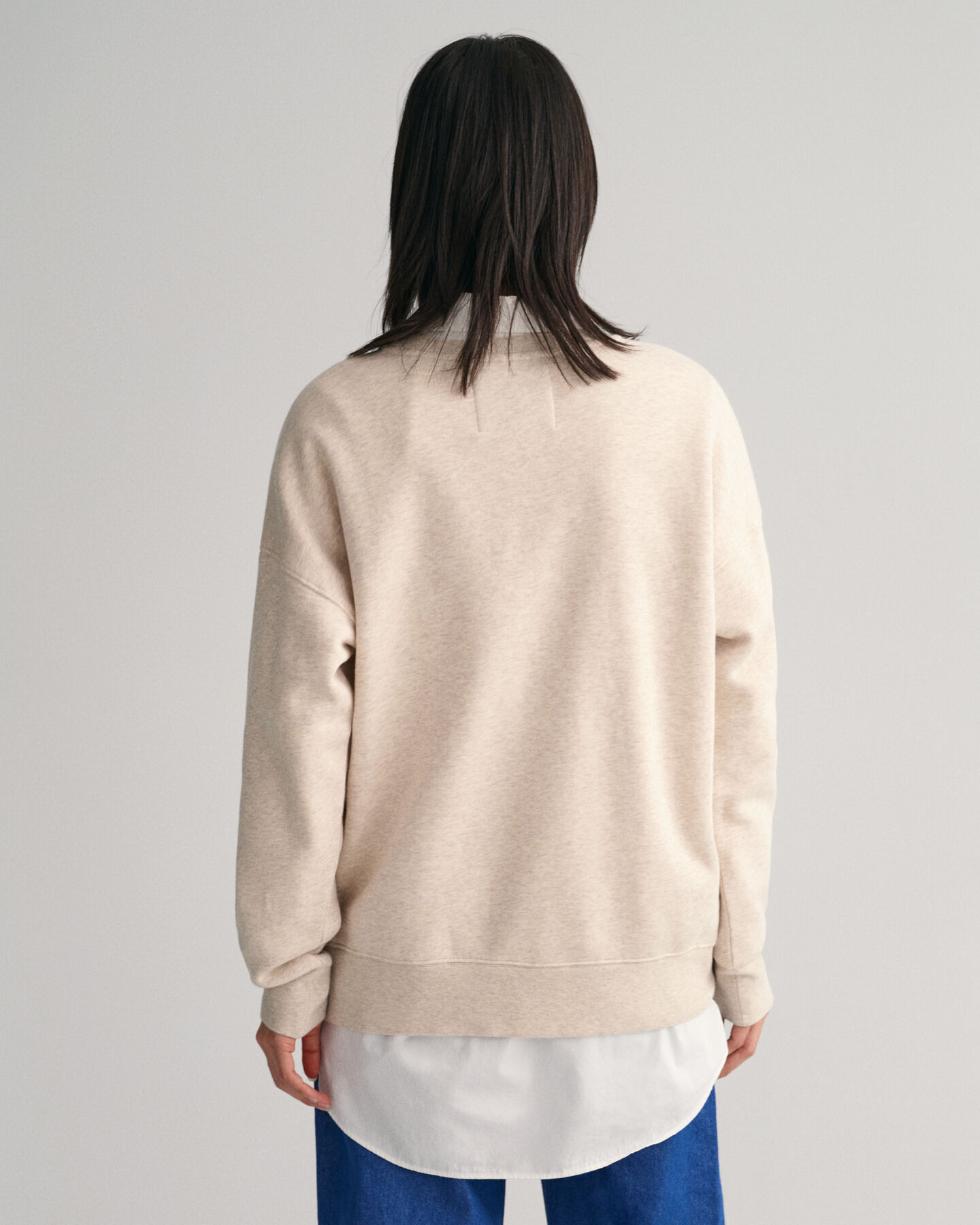 Oversized GANT USA sweatshirt med crewneck