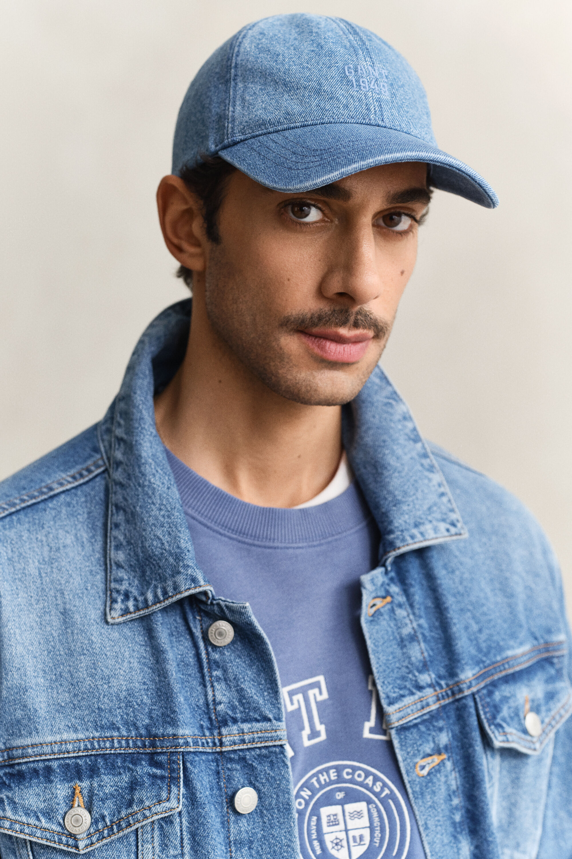 Denim-cap