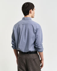 Regular fit Micro gingham poplin skjorte