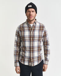Regular fit Windblown flannelskjorte med tern