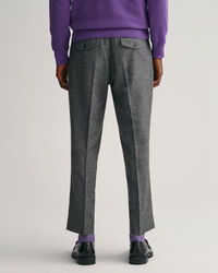 Tilspidsede sildebensmønstrede bukser