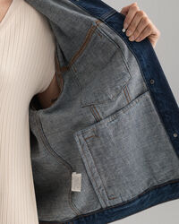 Oversized denimjakke