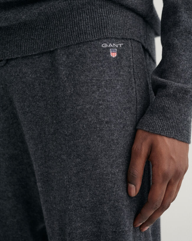 Strikkede joggingbukser