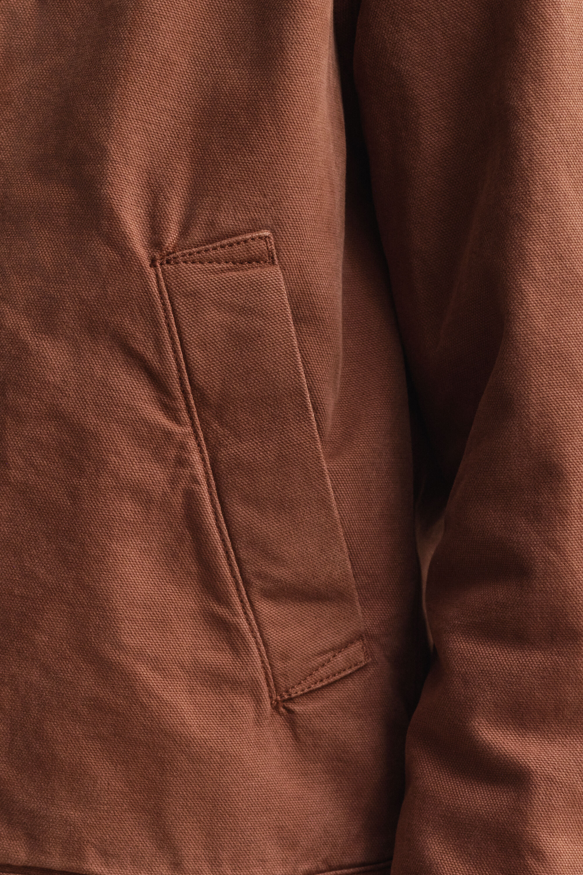 Jakke af bomuldslærred