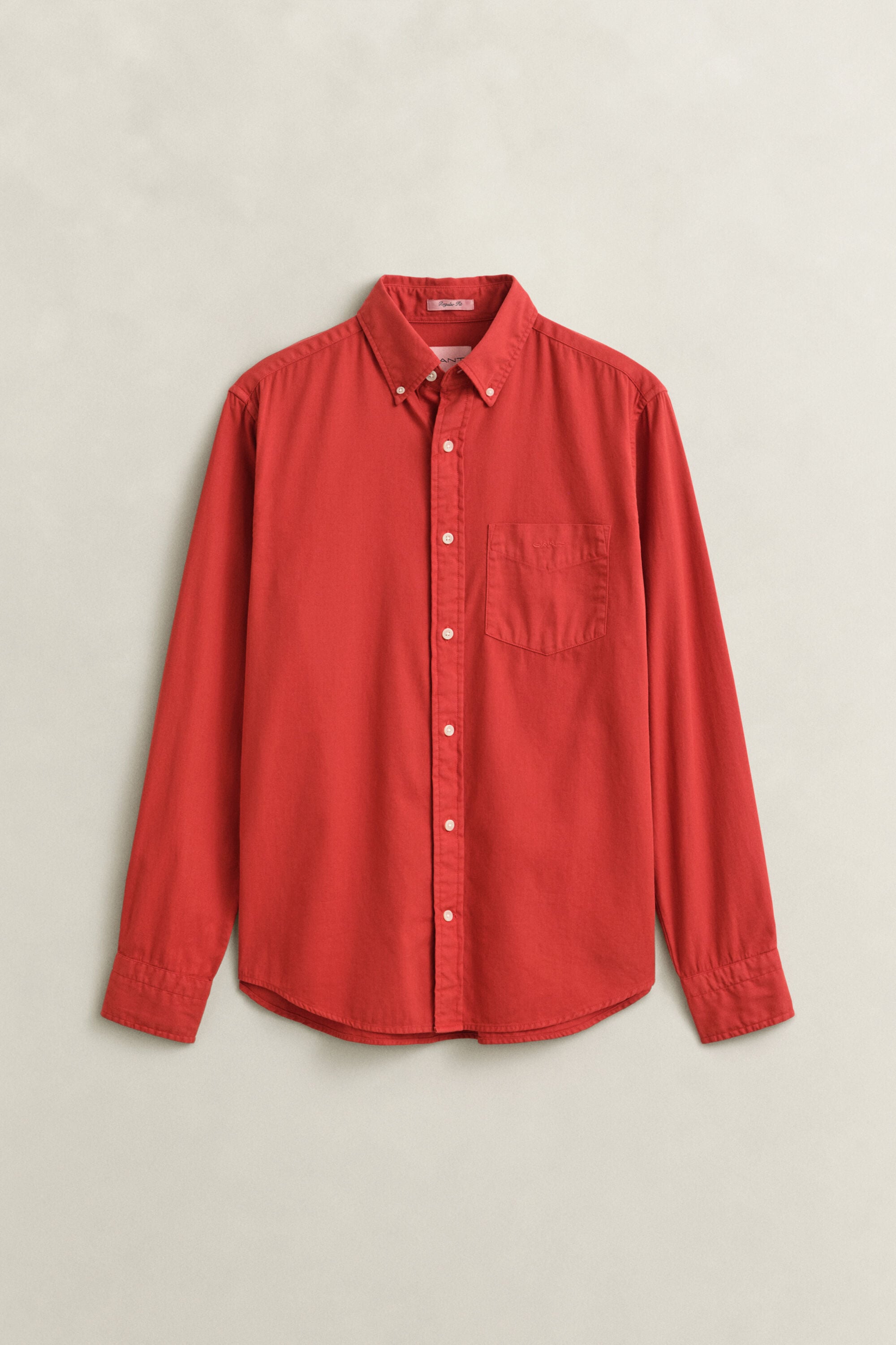Regular fit skjorte af twill