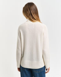 Sweater med rullekrave i kashmir