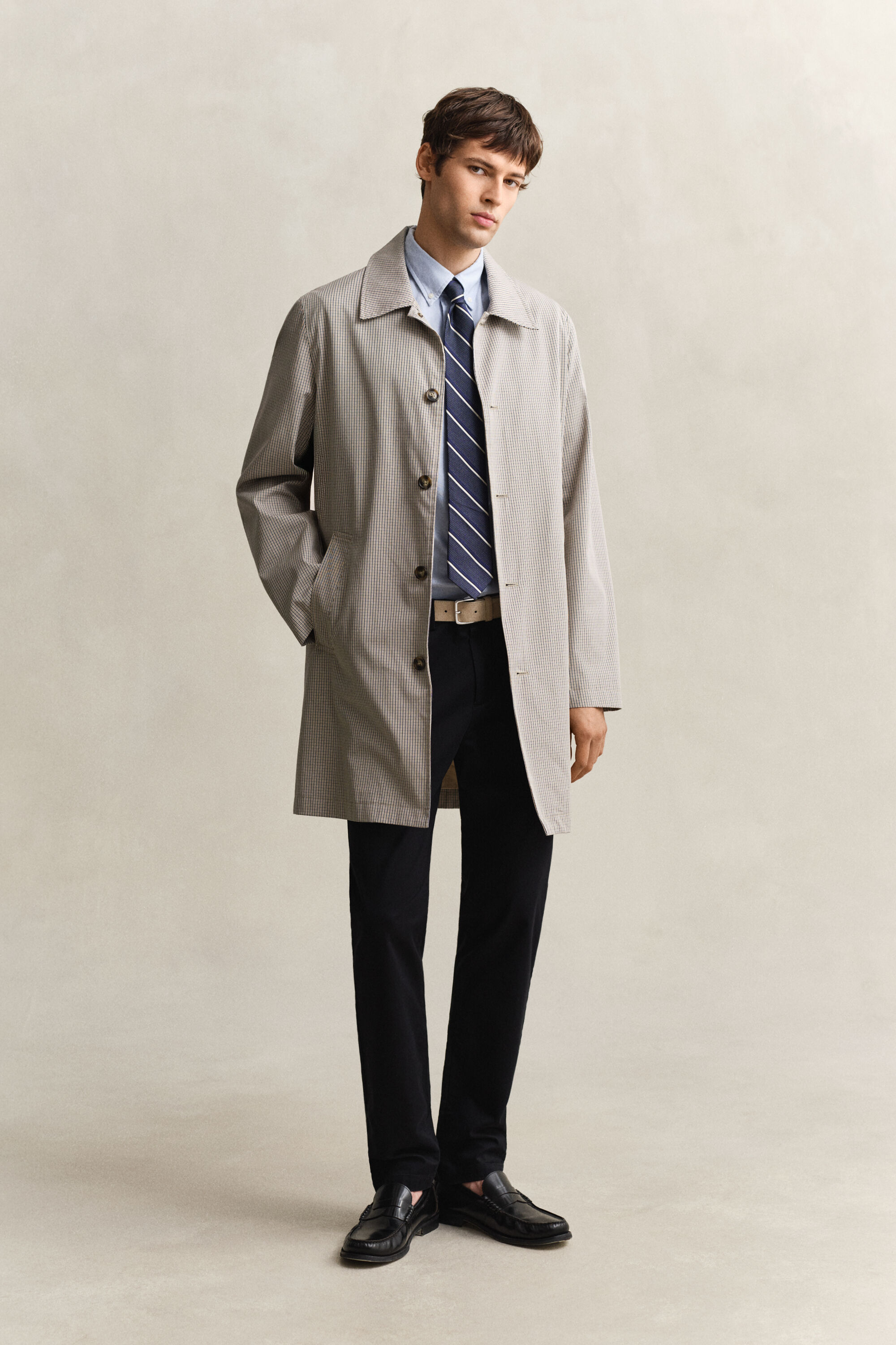 Car Coat af bomuldsblanding