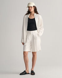 Relaxed fit shorts med læg