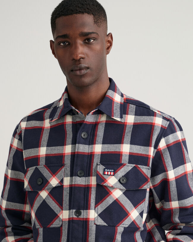 Ternet overskjorte af flannel