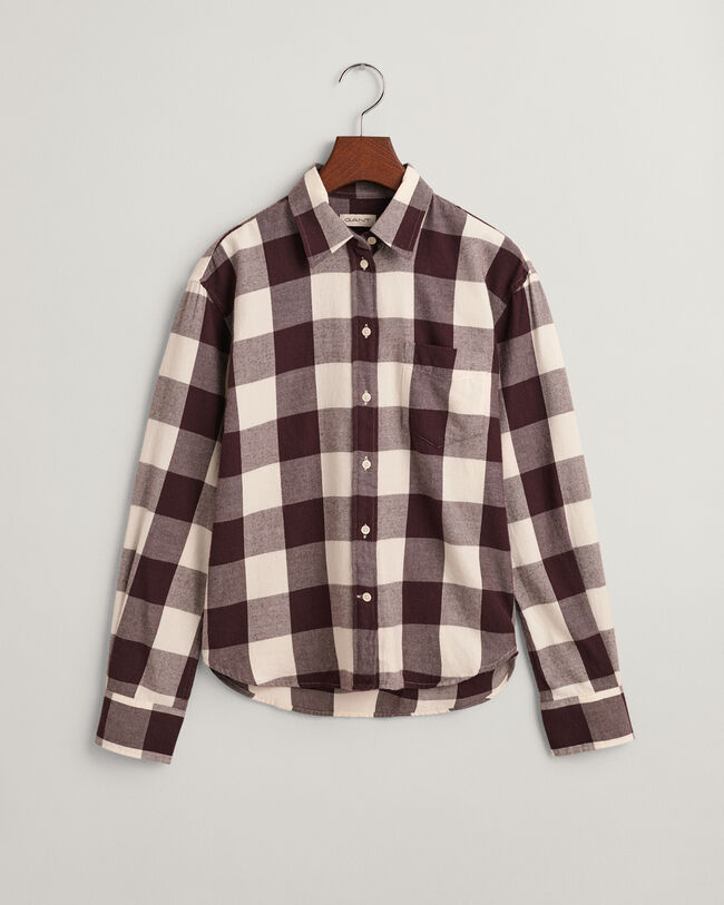 Teen Girls Relaxed fit skjorte med tern