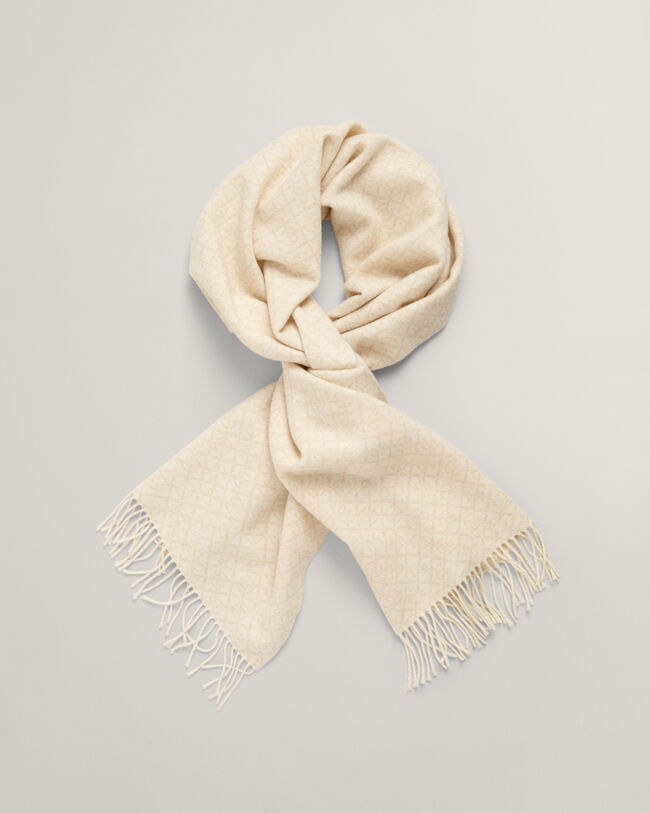 G Patterned halstørklæde