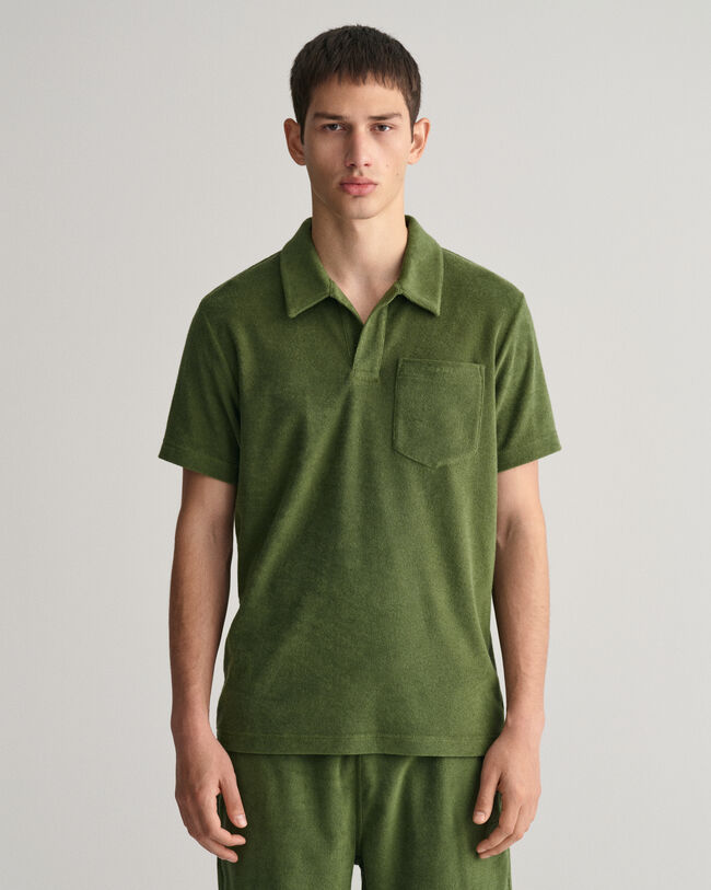 Piqu&eacute; poloskjorte af Terry Cloth