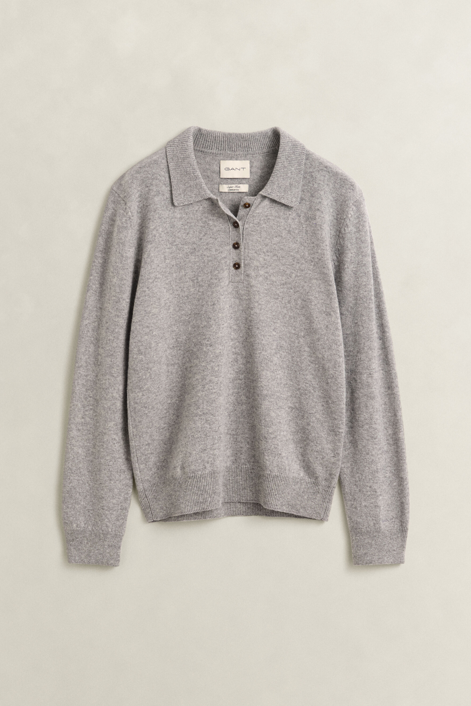 Rugger sweater i lammeuld