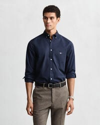 Regular fit klassisk poplin-skjorte