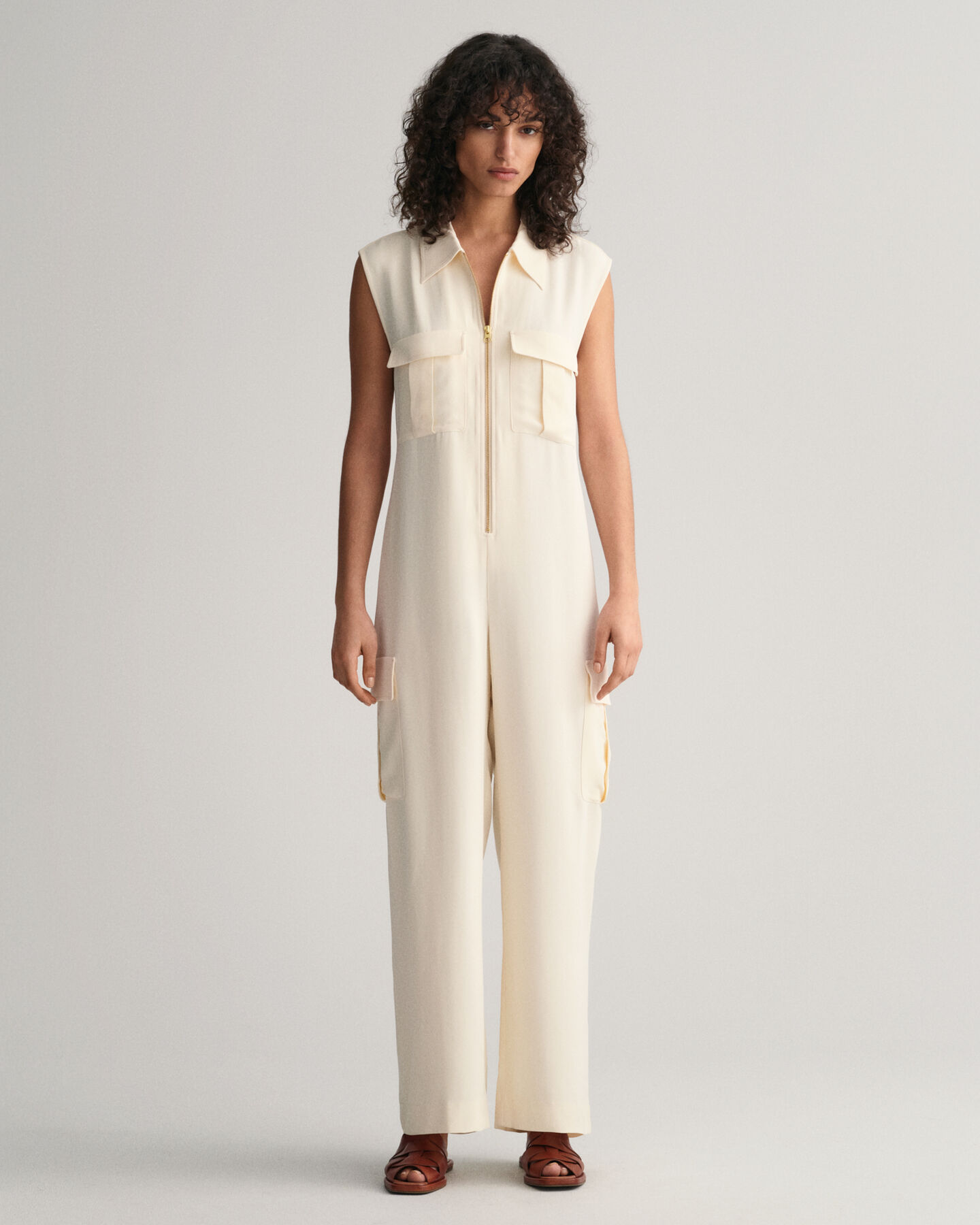Jumpsuit med cargolommer
