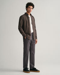 Regular fit sildebensmønstret flannelskjorte