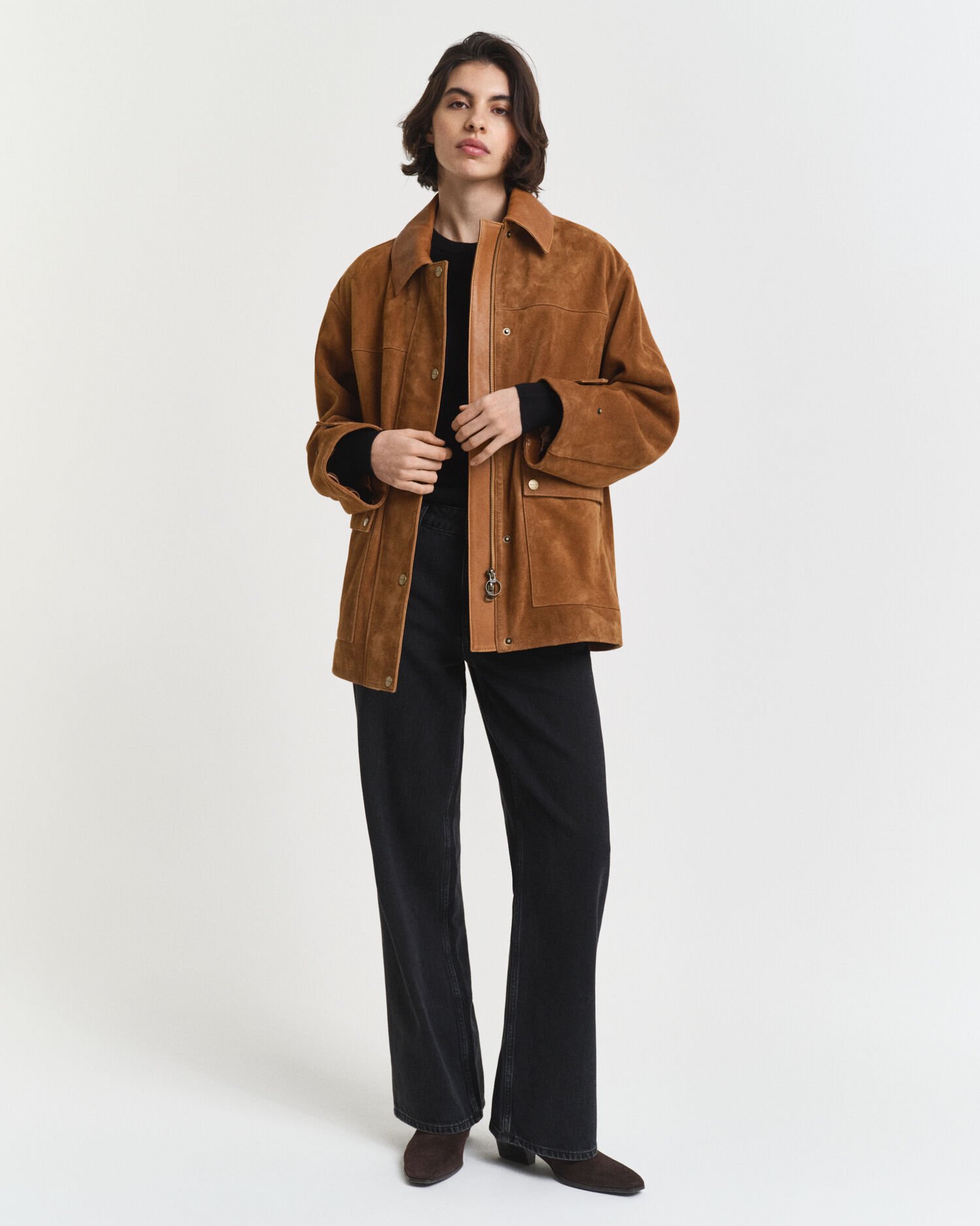 Crewneck sweater af ekstra fin merinould