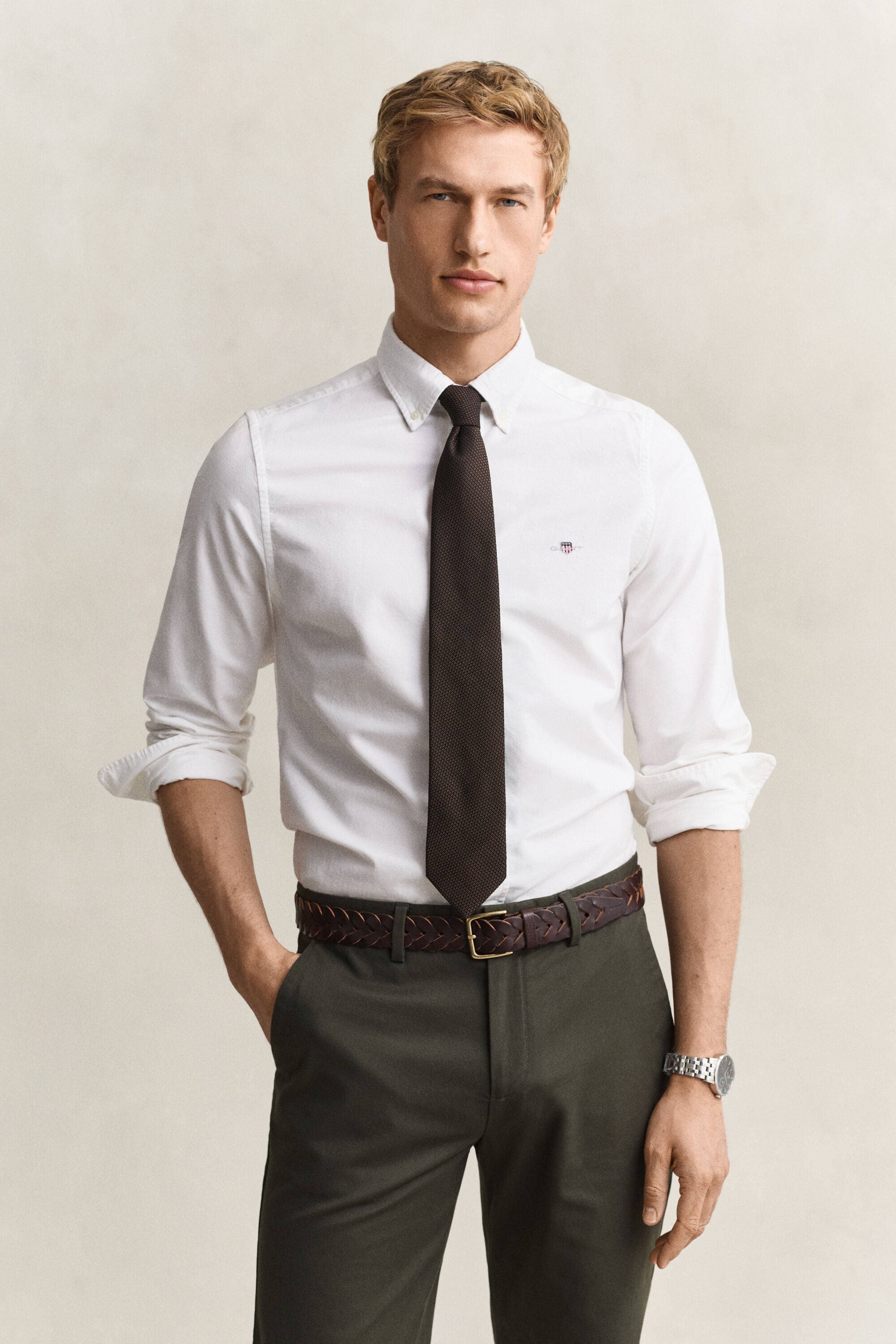 Classic Slim Oxford skjorte