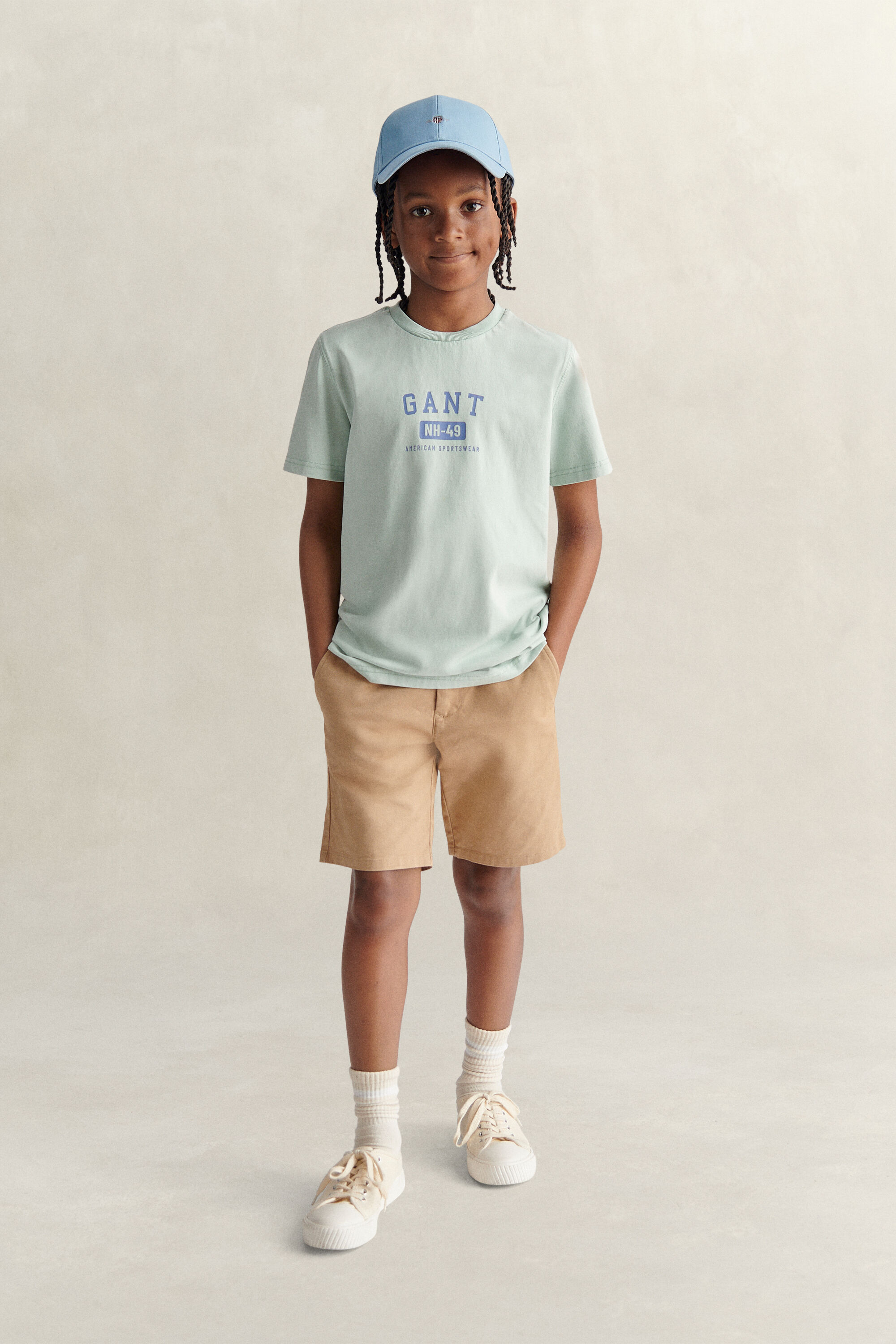 Teen Boys vasket T-shirt