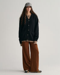 Blød cardigan af uld