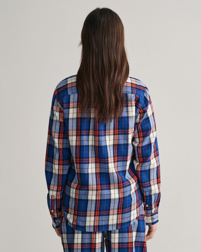 Teen Boys Regular fit ternet flannelskjorte